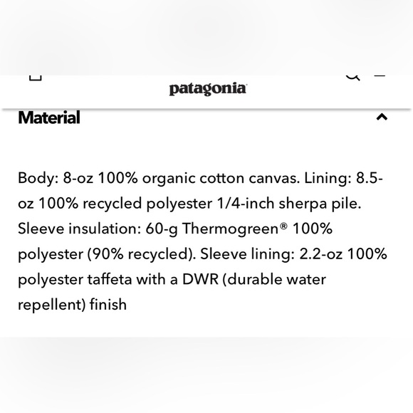 PATAGONIA Prairie Dawn Insulated Parka - L - Picture 7 of 7